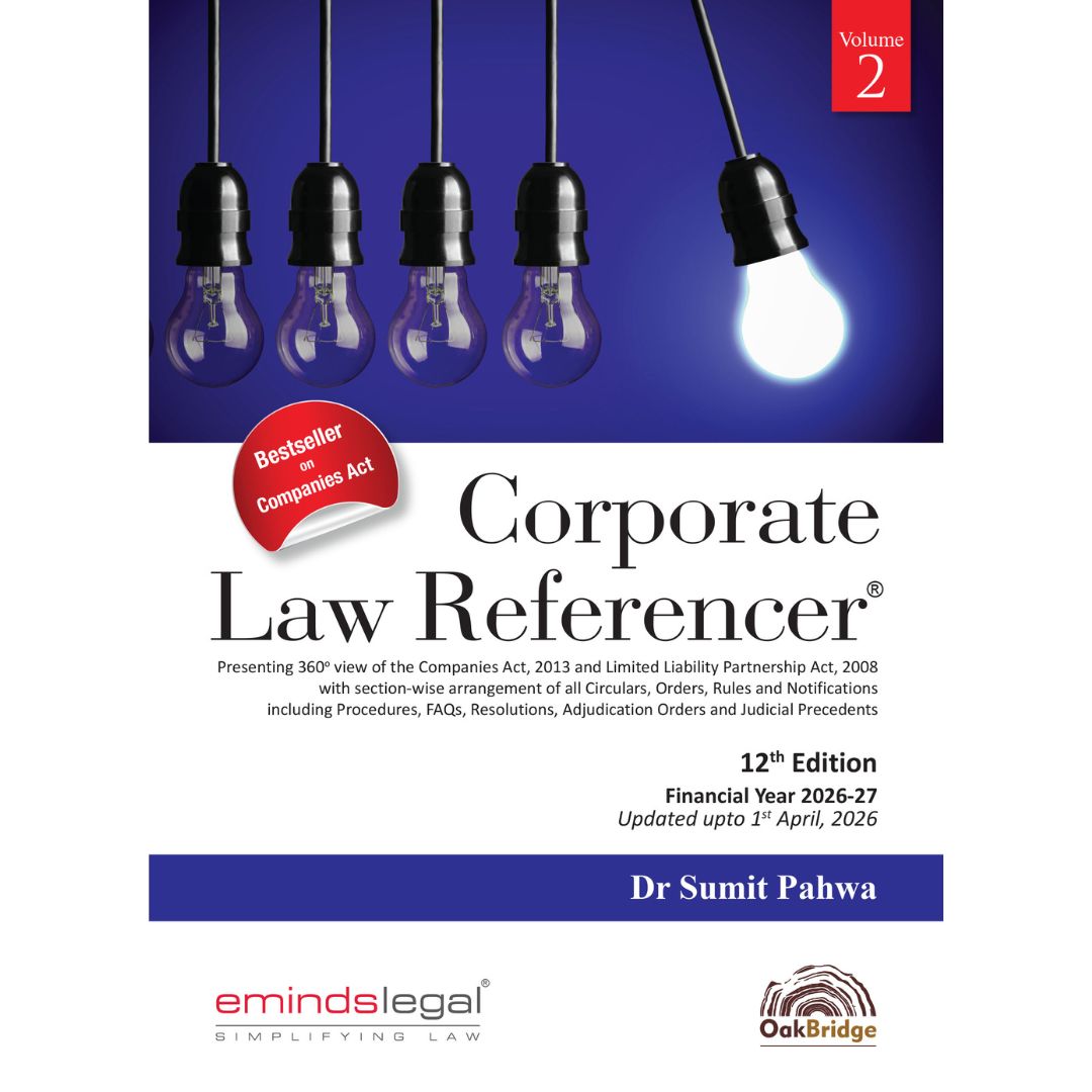 Corporate Law Referencer® (Set of 2 Volumes) | 12th Edition | Dr Sumit Pahwa